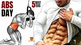 5 BEST   ABS WORKOUT AT HOME OR GYM / LES Meilleurs Exercices Pour Les Muscles Abdominaux