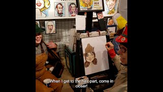 Rita Kirkman On Location - Caricatures at Wurstfest 2022