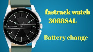 how to change a battery fastrack watch 3088SAL #watchservicebd