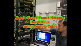 How To Access and Monitor PFSense Netgate BOX Offline Using Console With PUTTY on LAPTOP (tagalog)