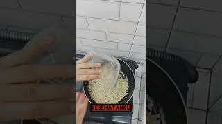 Menu DIET nasi goreng tanpa nasi cobain kembang kol enak banget rendah kalori jangan lupa subscribe