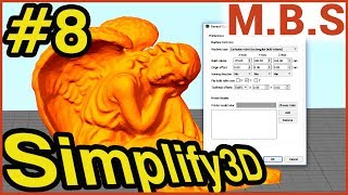 #Simplify3D часть 8  Основные настройки для начинающих.