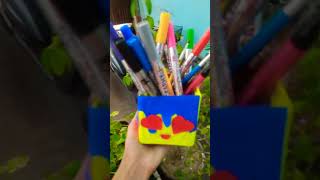 DIY homemade cute pen holder