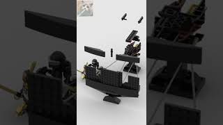 LEGO® Brick PirateShip custom speedbuild animation  short new