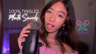 ASMR ~ EXTREMELY Wet MOUTH SOUNDS 100% Sensitivity 💯👄💕