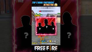 TOP 3 NOOB YOUTUBERS IN FREE FIRE 😱 #freefirefacts #freefire #shortsfeed #garena #freefireindia