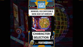 Marvel VS Capcom 2 Character Selection #marvelvscapcom2 #mvc2