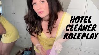 Hotel Cleaner | Mirror Clean | Role Play | ASMR | 4K