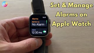 How to Set an Alarm on Apple Watch (watchOS 10)