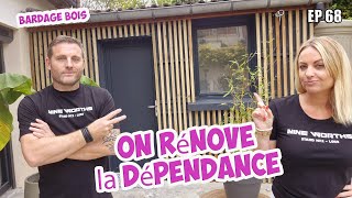 On rénove la dépendance - EP 68 - Pose d'un bardage bois maison