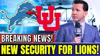 BIG HAPPEN! GREAT DEAL AT LIONS! GREAT SECURITY COMING! DETROIT LIONS NEWS