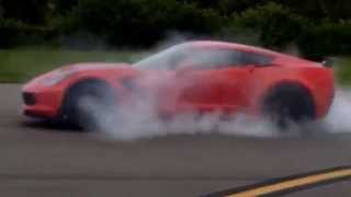 2015 C7 Corvette Z06 Burnout