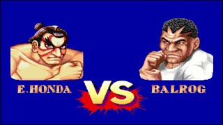 Street Fighter 2 - E. Honda Vs Balrog