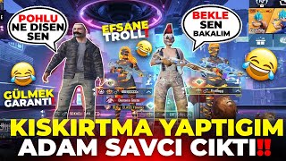 KIŞKIRTMA YAPTIĞIM ADAM SAVCI ÇIKTI (BU SEFER KURTULUŞ YOK)  🤣 | PUBG MOBILE