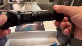 Alicegirl Flashlights High Lumens Rechargeable   900000 Lumen LED Brightest Flashlight Review, Pheno