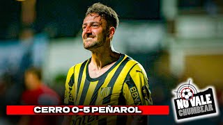 ✅ RELATO: LOS GOLES del TRIUNFO de PEÑAROL 5-0 ante CERRO