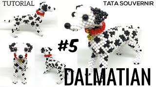 Beading Animal Tutorial : Dalmatian Part 5 /Tutorial kerajinan manik manik / Diy Bead /Bead Tutorial