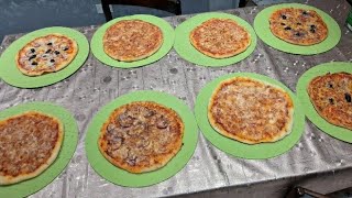 PASTA PER LA PIZZA:L'IMPASTO PER  PIZZA FATTA IN CASA عجين البيتزا الايطالية