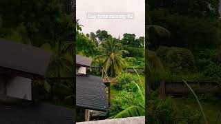 බැල්කනි වීඩියෝ : Enjoy the #rain on day time at #home  balcony