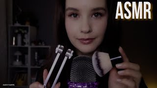 ASMR Triggers Mouth sounds ИНТЕНСИВНЫЕ ЗВУКИ РТА и ТРИГГЕРЫ 1000%😴 Tapping Brushes needles Foam