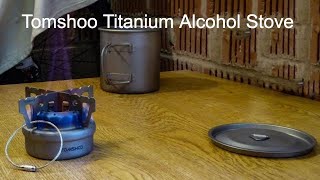 Tomshoo Titanium Alcohol Stove.