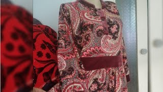 50 размерда куйлак бичиб тикамиз котта ёшли айолга. шьём платье. we sew a dress