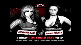 Kimber Lee Vs. Annie Social - XCite Wrestling, 9/28/12