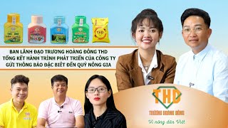 Ban Lãnh Đạo Công Ty THD Tổng Kết Hành Trình 6 Năm Hình Thành Phát Triển Và  Gửi Thông Báo Đặc Biệt