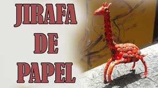 Jirafa de papel