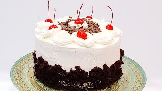 EASY BLACKFOREST CAKE | NO ALCOHOL BLACKFOREST CAKE