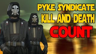 Star Wars Pyke Syndicate Kill and Death Count