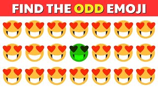 FIND THE ODD EMOJI OUT #092  | Odd One Out Puzzle | Find The Odd Emoji Quizzes