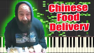 Chinese Food Delivery but it's Piano MIDI (Auditory Illusion) | Chinese Food Delivery Piano sound