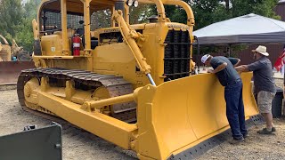 Big 1968 Caterpillar bulldozer DH8 rolling out #heavymetallover # caterpillar# bulldozer