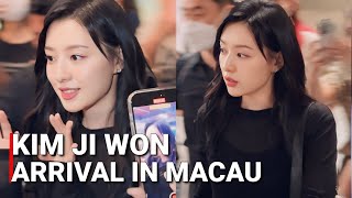 김지원 마카오 도착 | Kim Ji Won Arrival in Macau For Her Fanmeeting Be My one in Macau 240817