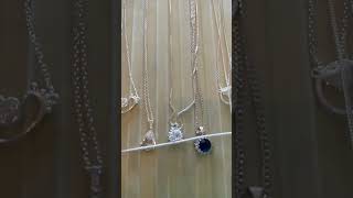 silver locket chain