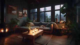 Cozy Rain and Fireplace Ambience for Relaxation