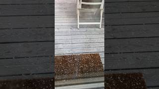 HAIL IN SUMMER | CRAZY WEATHER #crazy #weather #sweden