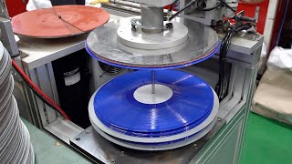 Vinyl Record Mass Production Process. Korea's Only LP Records Manufacturing Factory