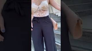 Calça Pantalona Preta I Elegante, Linda e Versátil