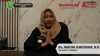 UCAPAN DARI PJS BUPATI SAMBAS Dra. MARLYNA ALMUTHAHAR, M.Si DIRGAHAYU TENTARA NASIONAL INDONESIA