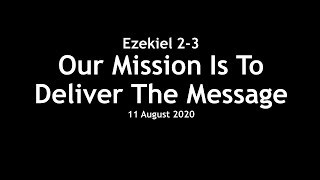 Ezekiel 2 & 3