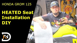 Motorcycle Heated Seat: DIY Heated Seat Installation on a Honda GROM (MSX125)