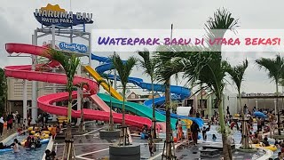 waterpark baru di utara bekasi, haruma bay grand duta city, babelan.