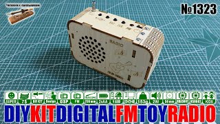 Собираем FM радиоприемник игрушку на чипах RDA5807 и NS8002 в фанерном корпусе