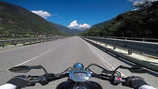 Valtellina valley ride (part 3/3) - Tirano to Bormio - Italy - road SS 38