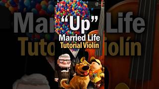 Toca en #violin la hermosa canción de la película Up 🤩 #howtoplay #up #upmovie #upsong #tutorial