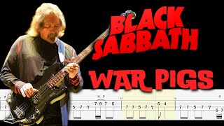 Black Sabbath -War Pigs (Bass Tabs) By @ChamisBass