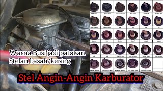 Cara mudah Stel/Setting Karburator || Metode semua jenis karburator