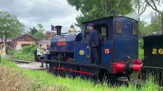 No.15 “Hastings” and 2678 terrier arriving into Tenterden town station - K&ESR 50th anniversary gala